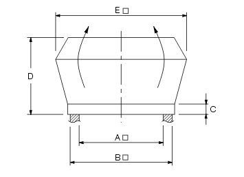 Dimension Drawing for GL Gamma EC Series CEEC45VGL