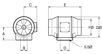 Mixvent Series Td 500 150 Fans Fantech