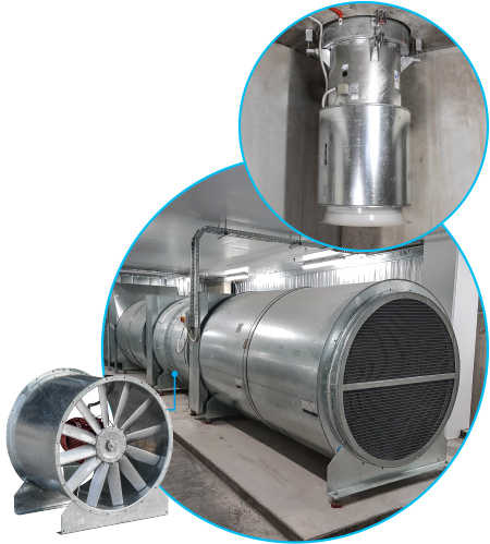 Axial Flow Fans
and Attenuators